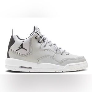 Jordan Youth’s Light Gray and Black Sneakers Size 5Y